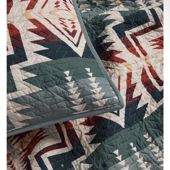 Pendleton Harding Star Coverlet Set - Multicolor - Picture 2 of 3